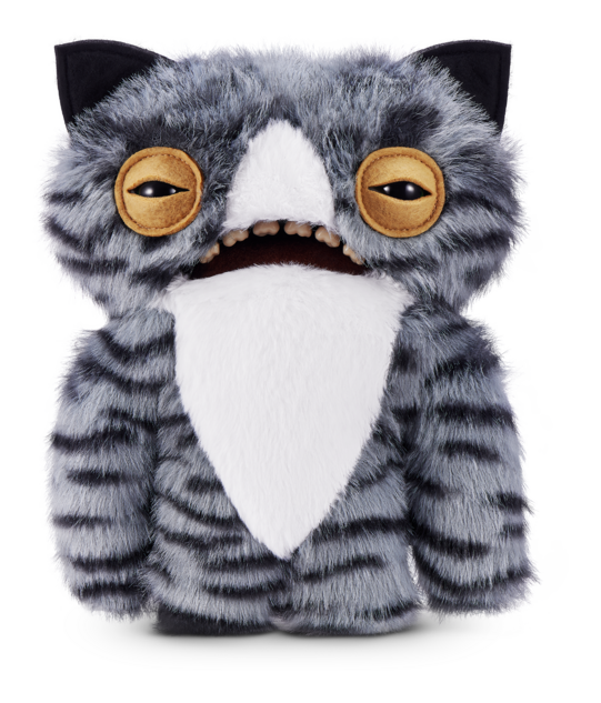 Fuggler Alley Cats Wide Eyed Funny Ugly Monster Plush Soft Toy (Approx 9 Inch)