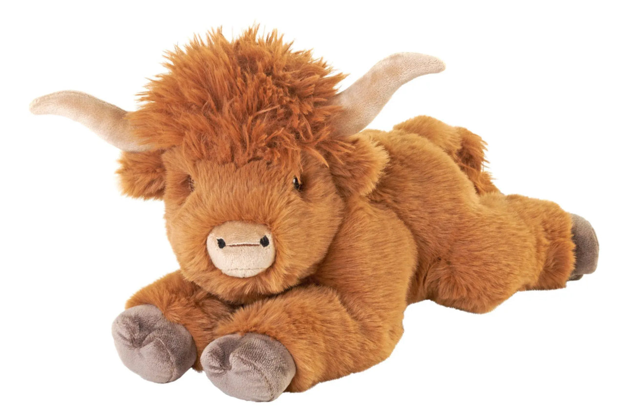 Wild Republic Ecokins Highland Cow 12 Inch Soft Plush Toy