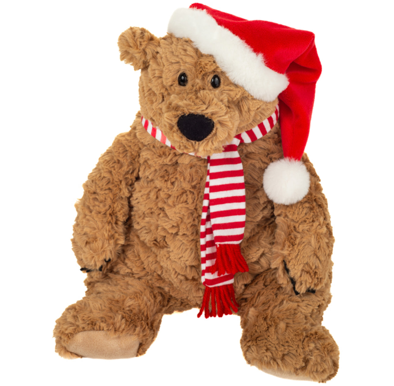 Teddy Hermann Howard the Brown Christmas Bear 34cm Plush Soft Toy