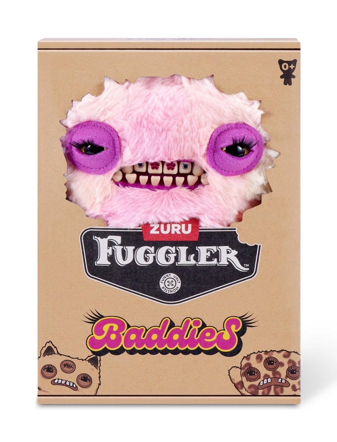 Fuggler Baddies Munch Munch Funny Ugly Monster Plush Soft Toy (Approx 9 Inch)
