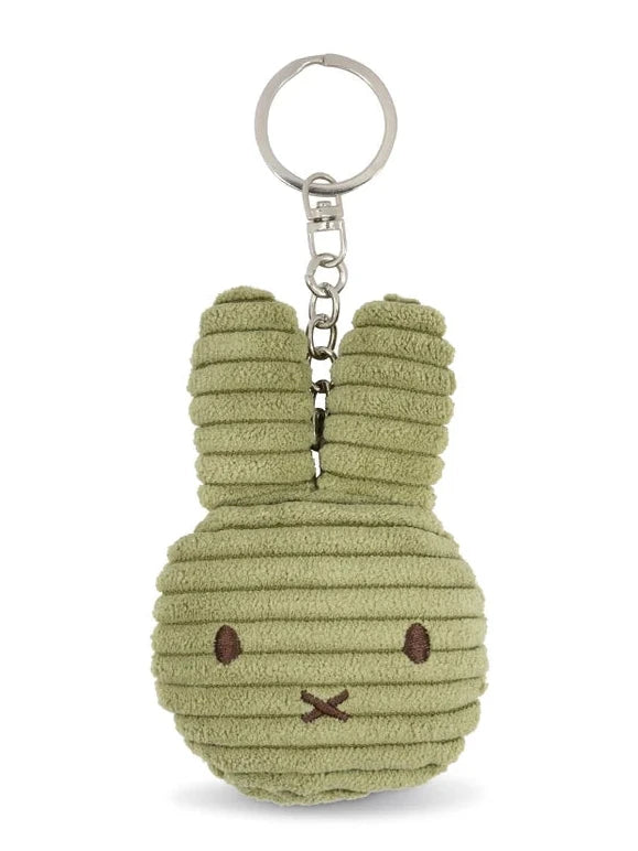 Miffy Corduroy Olive Green Keyring 10cm
