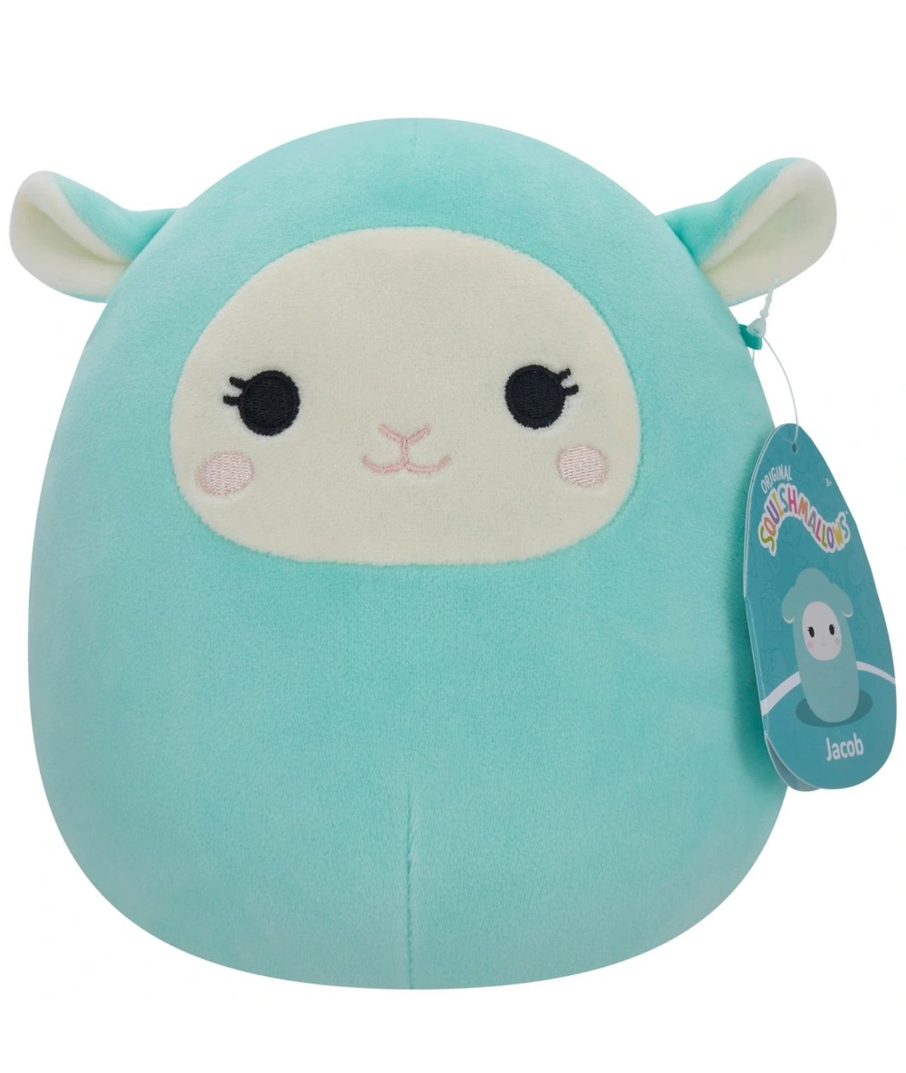 Squishmallows Jacob the Aqua Blue Lamb 7.5 Inch Plush Soft Toy