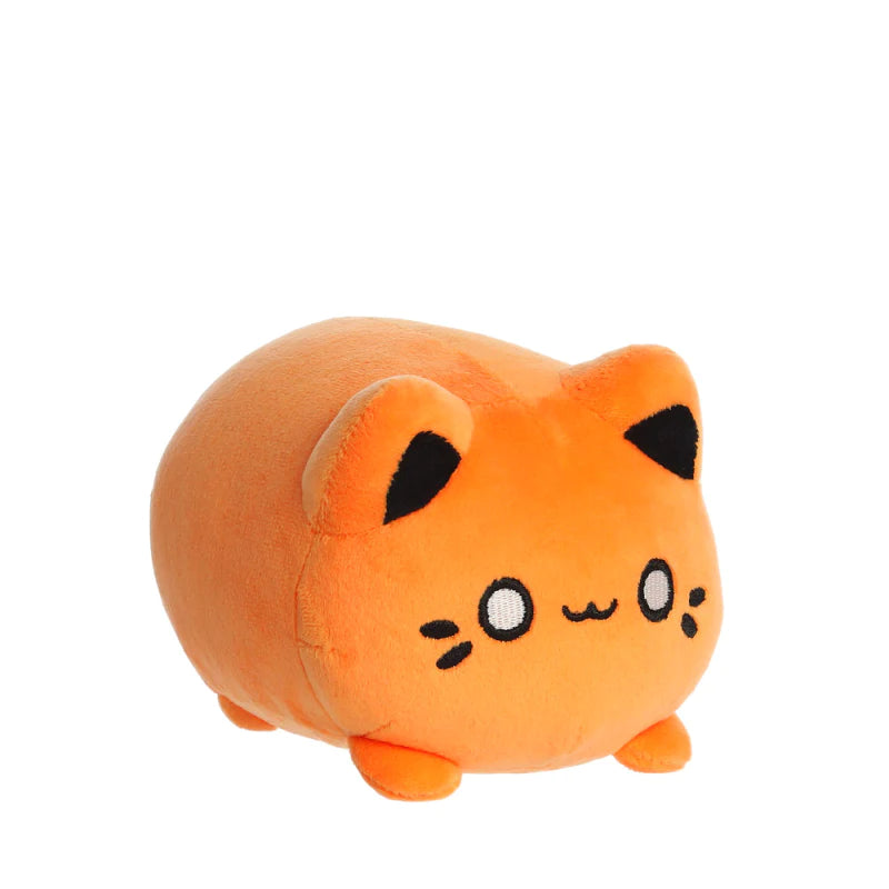 Tasty Peach Kinetic Orange Kawaii Plush Soft Toy 3.5 Inch x1 supplied