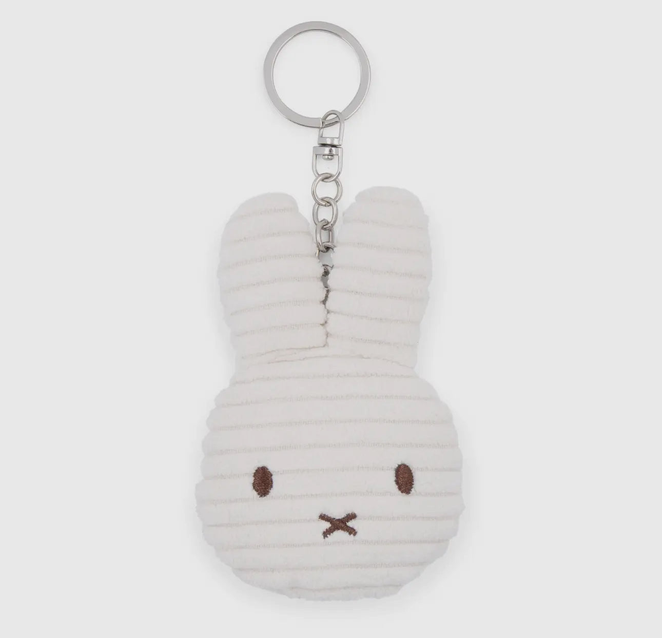 Miffy Corduroy White Keyring 10cm