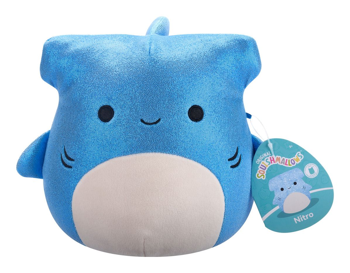 Squishmallows Nitro the Hammerhead Shark 7.5 Inch Plush Soft Toy