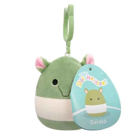 Squishmallows Gerald the Tapir 3.5 Inch Clip On Keychain