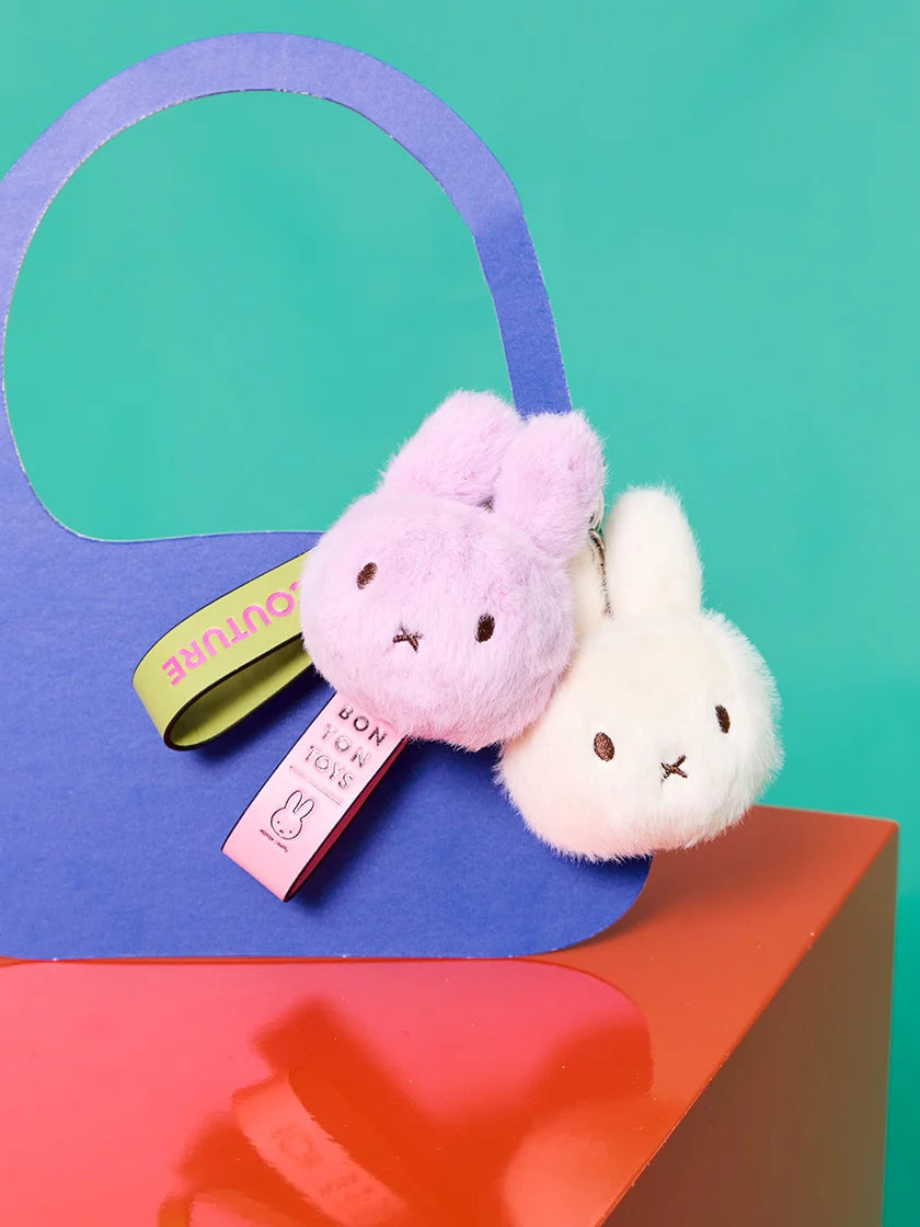 Miffy ECO Fuzzy Lilac Bag Charm 11cm