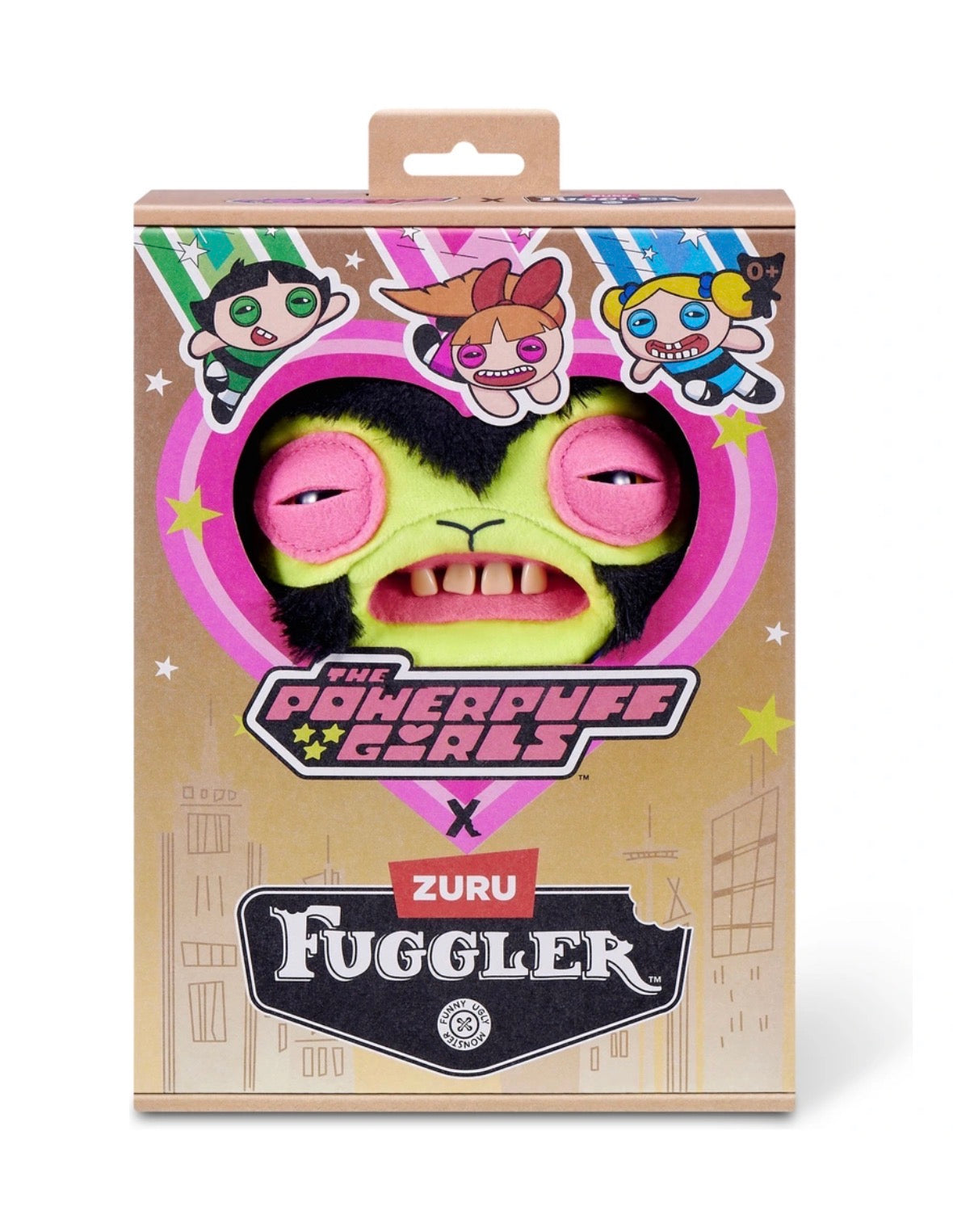 Fuggler x The Powerpuff Girls Mojo Jojo by ZURU Plush (Approx 9 Inch)