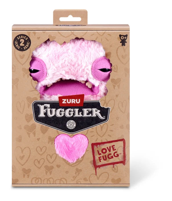 Fuggler Pink Valentines Love Fugg by ZURU S2 Funny Ugly Monster Plush Soft Toy (Approx 9 Inch)