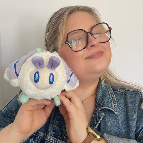 Squishable Lilac Luna Moth Party Snacker Plush Soft Toy