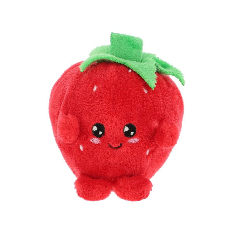 Keel Food Bobballs Strawberry Mini Plush Soft Toy 8cm