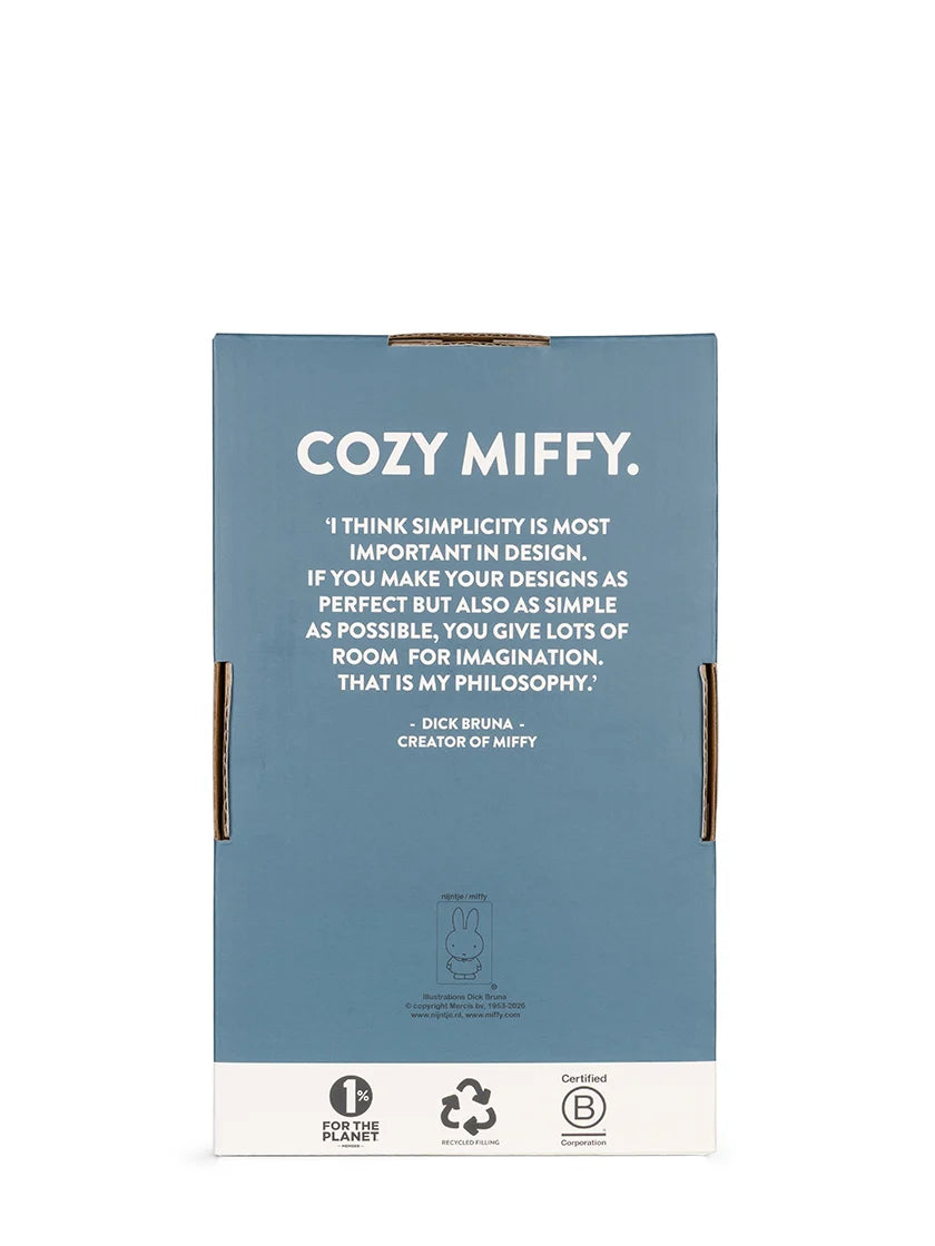 Miffy Cozy Taupe Plush Soft Toy in Gift Box 23cm