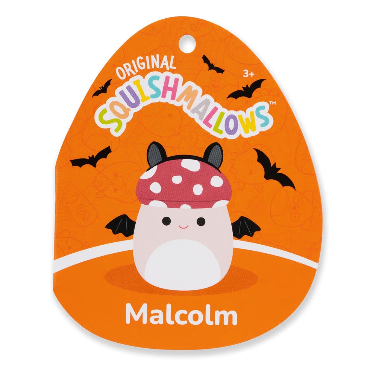 Squishmallows Malcolm the Mushroom in Bat Costume 5 Inch Halloween Small Plush Soft Toy