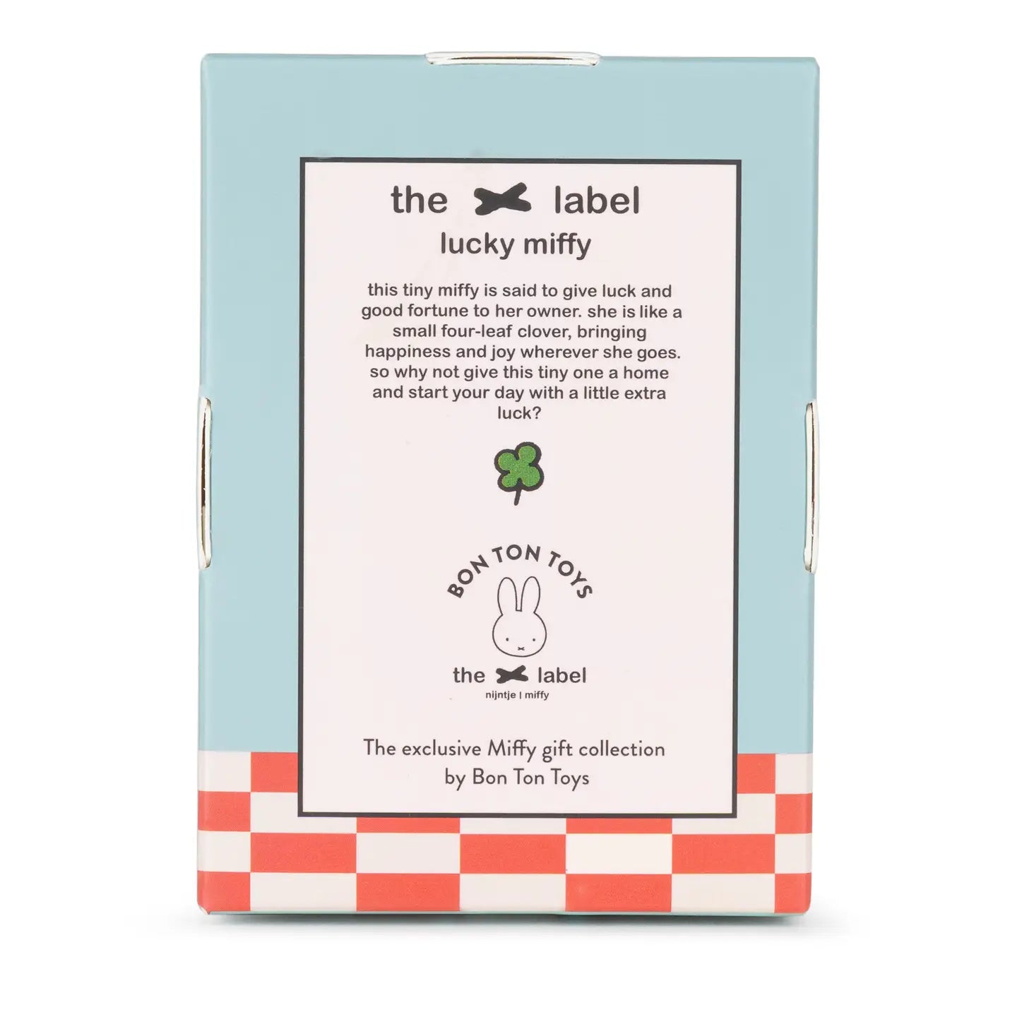 Miffy Lucky Charm Pink Plush Soft Toy in Giftbox 10cm