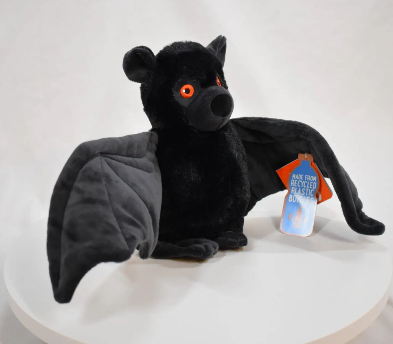 Wild Republic Ecokins Black Bat 12 Inch Soft Plush Toy