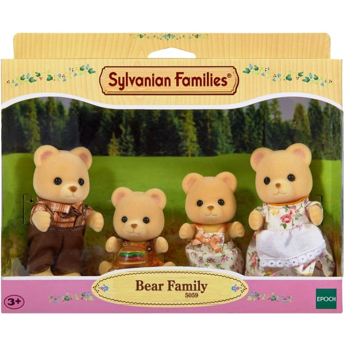 Bear bear on sale family plush