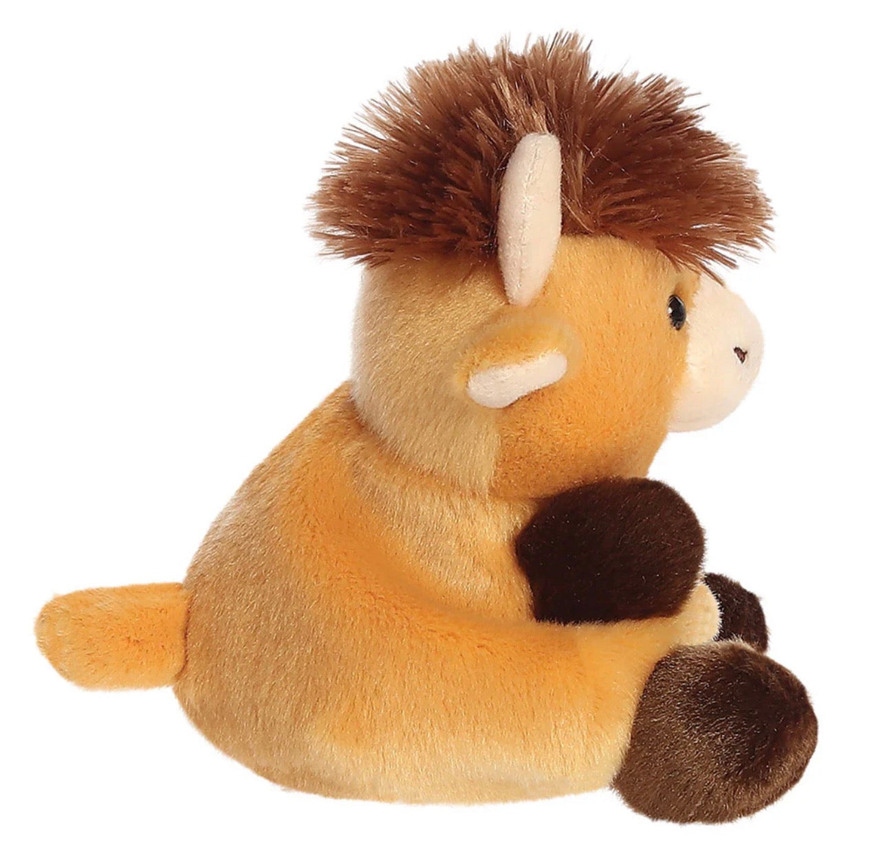 Palm Pals Hubert Highland Cow 5 Inch Plush Soft Toy