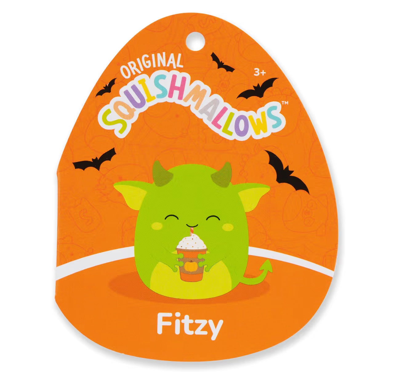 Squishmallows Fitzy the Goblin 5 Inch Halloween Small Plush Soft Toy