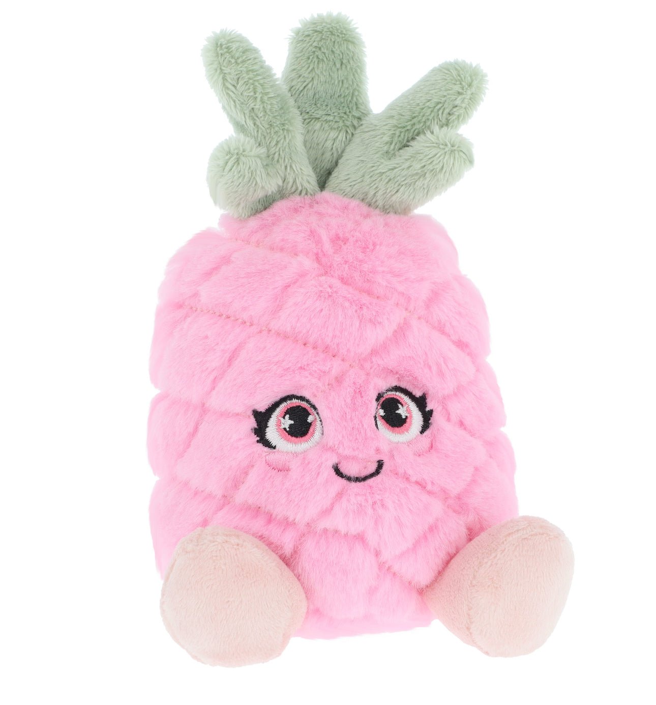 Keel Toys Keeleco Pinkies Pink Pineapple Kawaii Plush Soft Toy 12cm