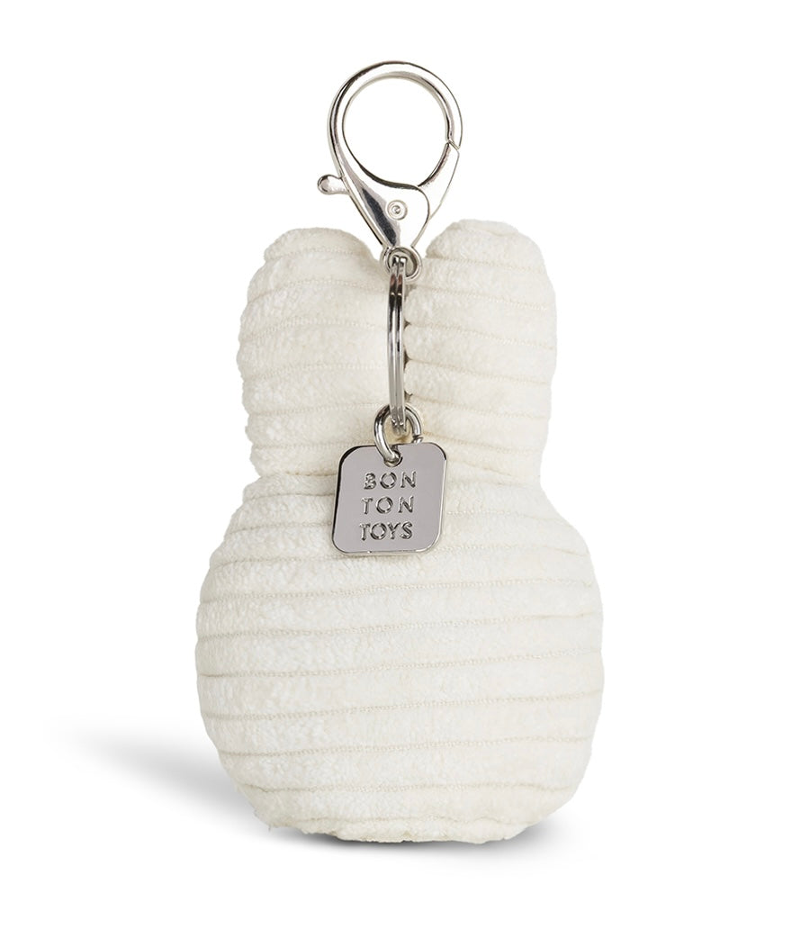 Miffy Corduroy White Keyring 10cm