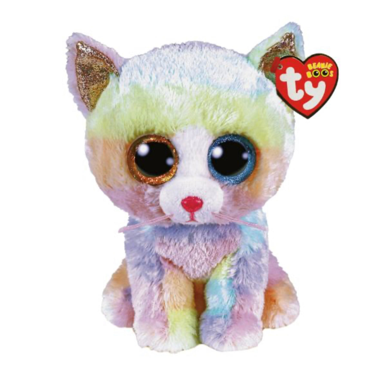 Ty Beanie Boo Heather the Cat (Without Horn) 6 Inch Plush Soft Toy