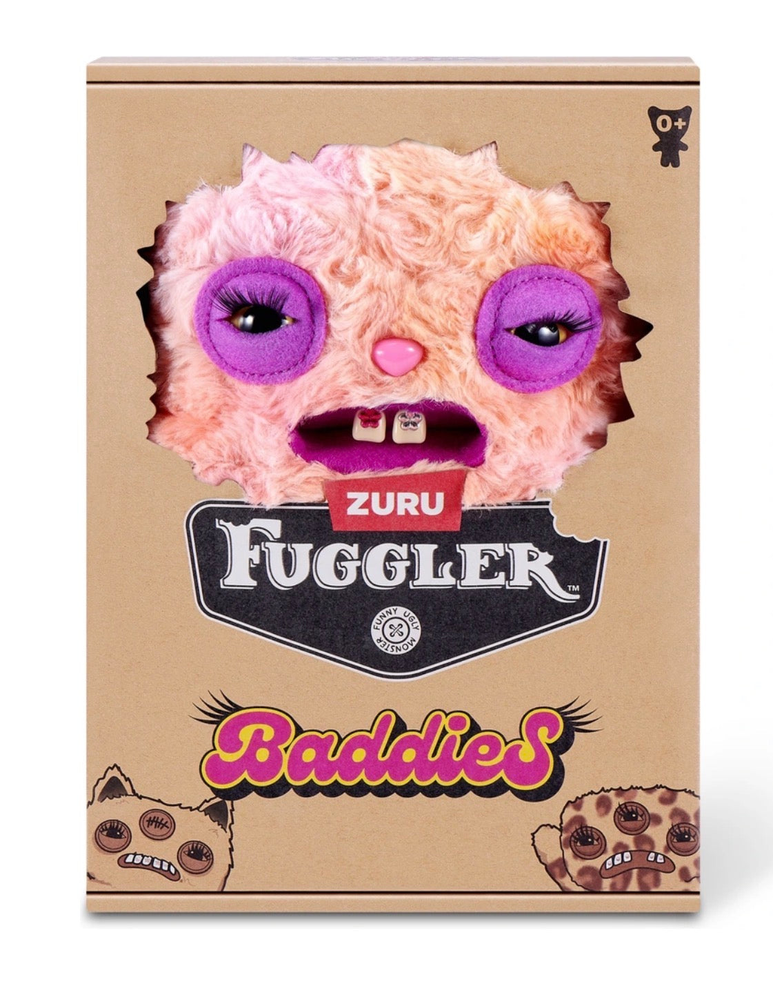 Fuggler Baddies Rabid Rabbit Funny Ugly Monster Plush Soft Toy (Approx 9 Inch)