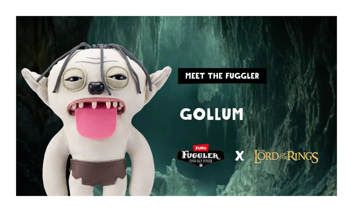 Fuggler Lord of the Rings Gollum Funny Ugly Monster Plush Soft Toy (Approx 9 Inch)