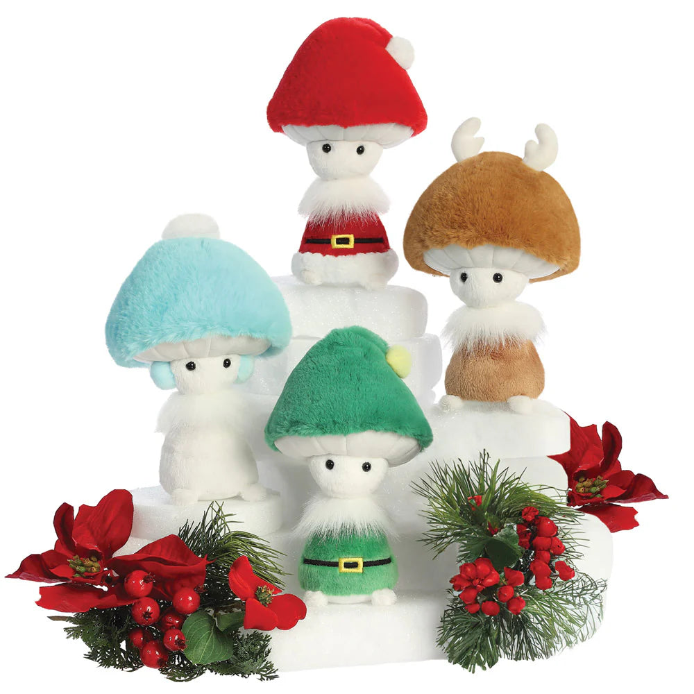 Sparkle Tales Santa Fungi Plush Soft Toy 23cm