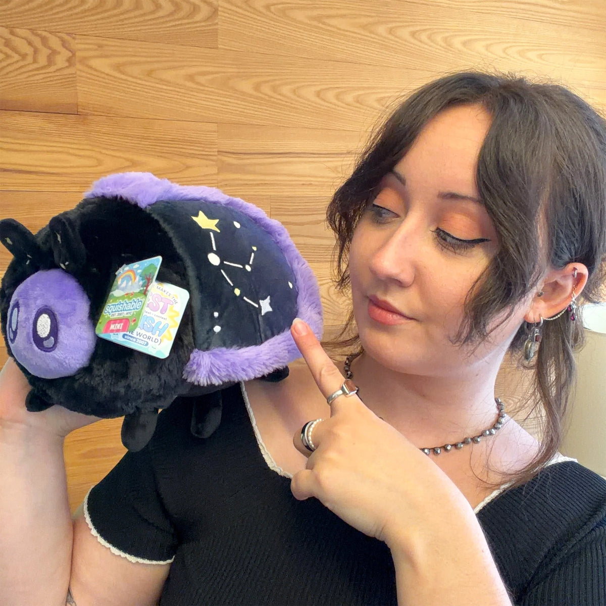 Squishable Midnight Moth Mini Plush Soft Toy Halloween
