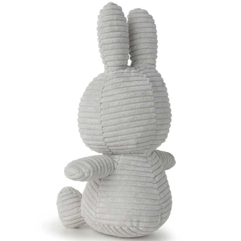 Miffy Corduroy Soft Grey 23cm Plush Soft Toy