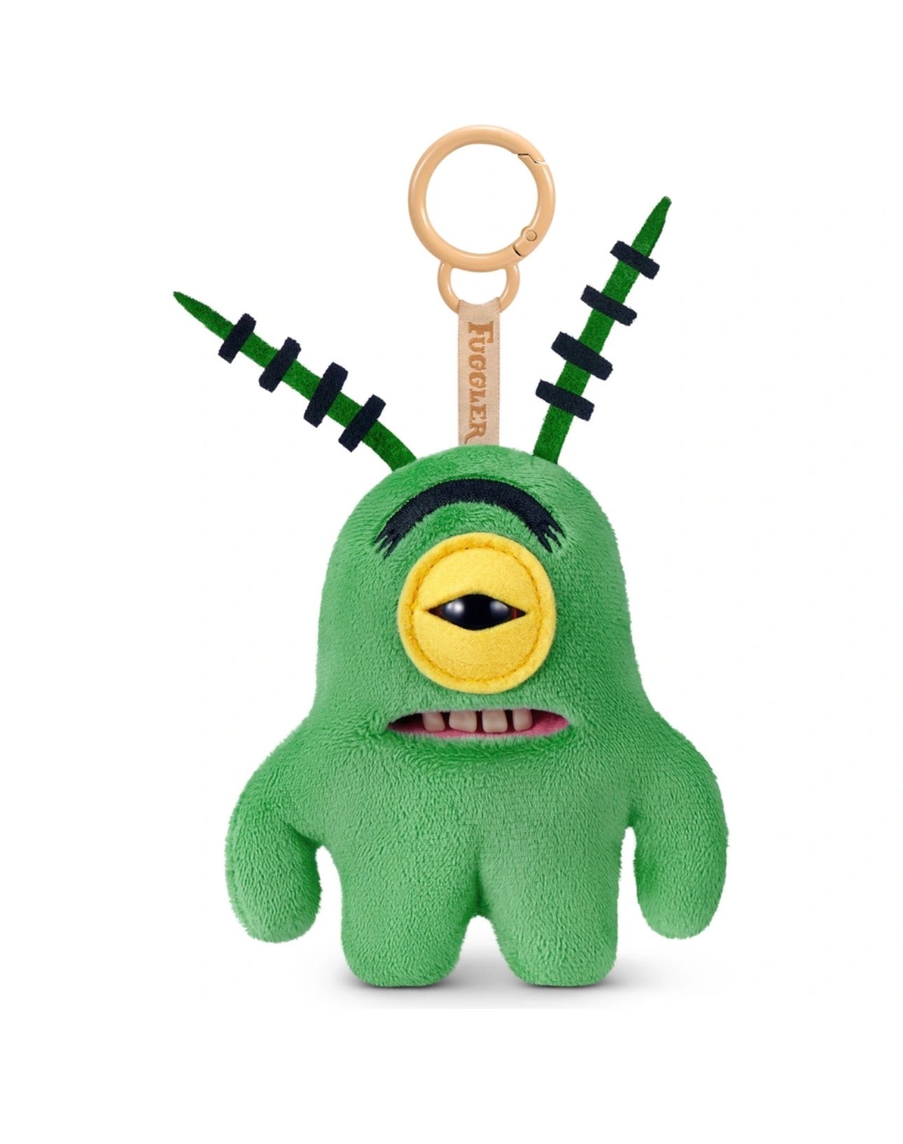 Fuggler X SpongeBob Plankton Plush Keyring Bag Charm Funny Ugly Monster Approx 5 Inch(x1 Supplied)