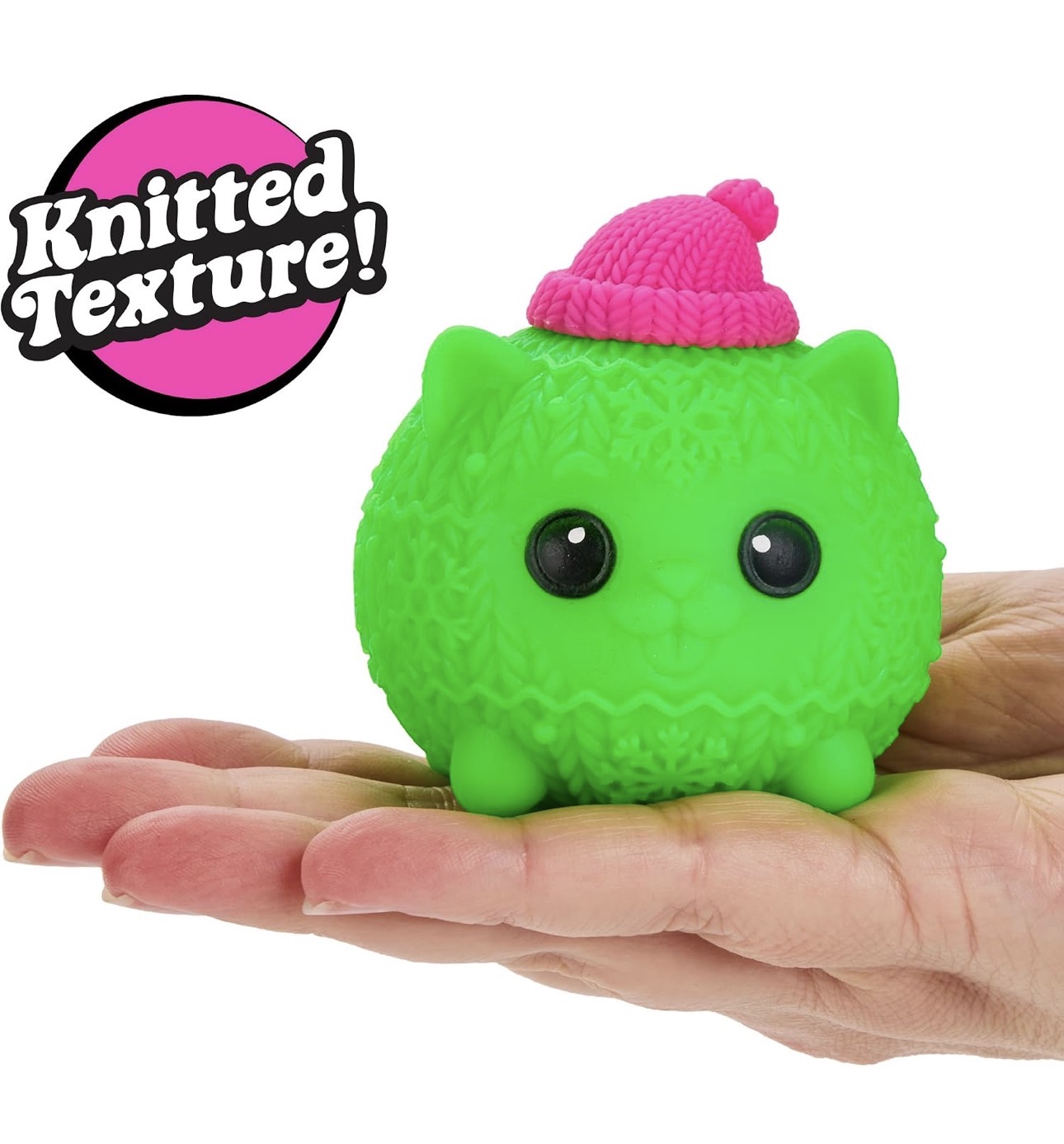 NeeDoh Knittens Sensory Fidget Toy with Knitted Texture (x1 Supplied)