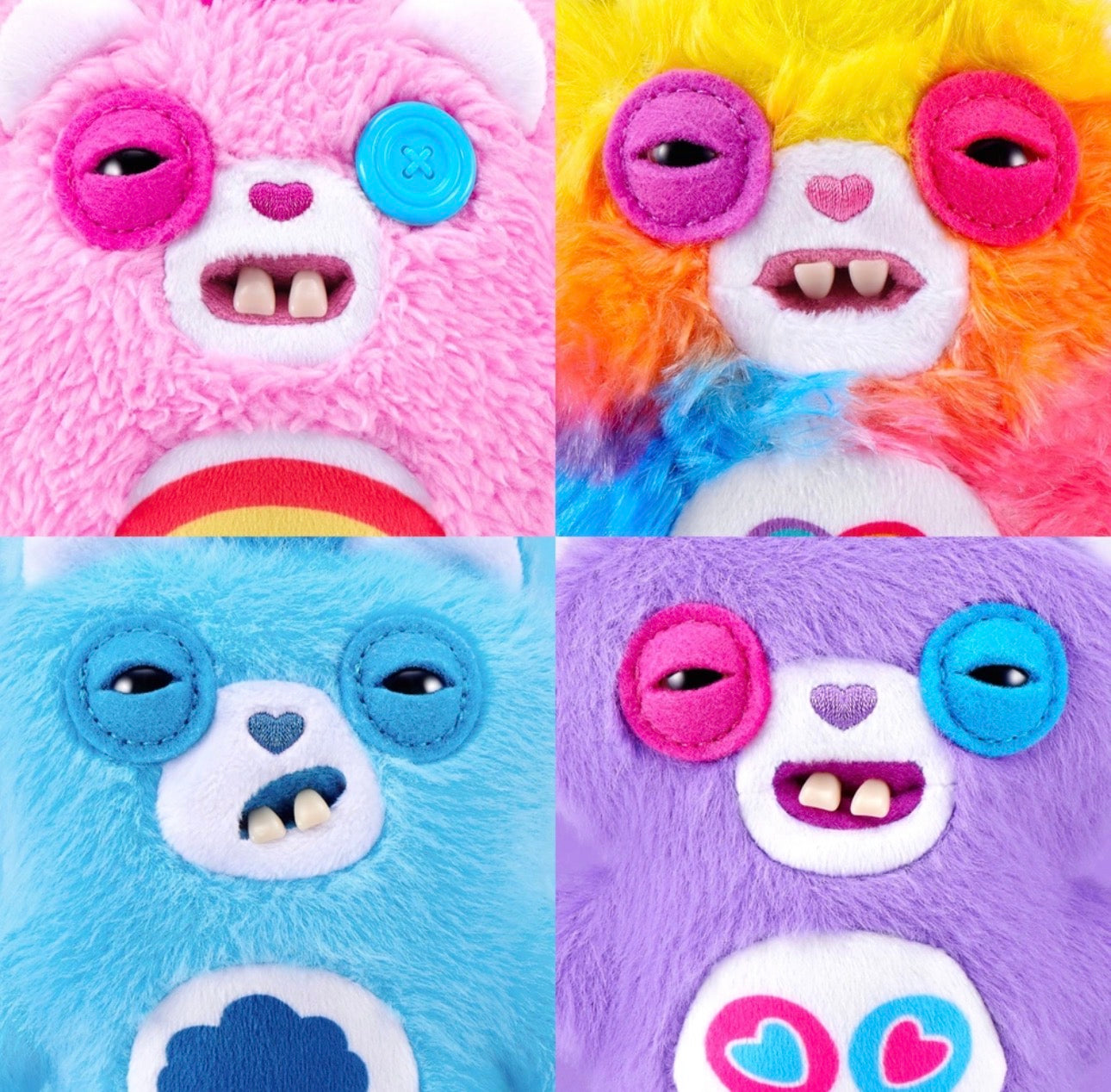 Fuggler x Care Bears by ZURU 5 Inch Plush Bag Charms Mystery Box (x1 Supplied)