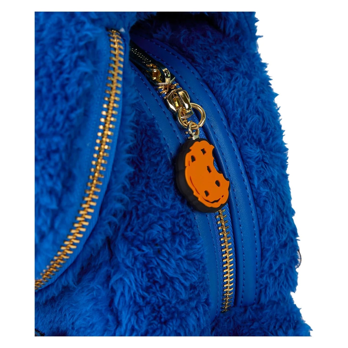 Loungefly Sesame Street Cookie Monster Plush Mini Backpack