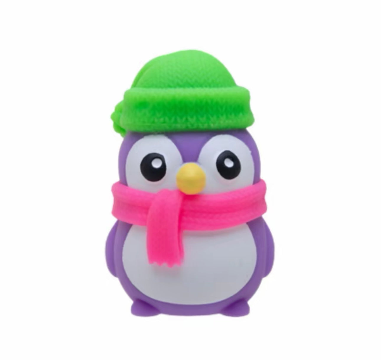 NeeDoh Polar Glow Penguin Stress Ball Sensory Fidget Toy (x1 Supplied)