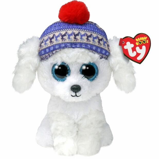 Ty Beanie Boo Sleighbell the Dog 6 Inch Christmas Plush Soft Toy