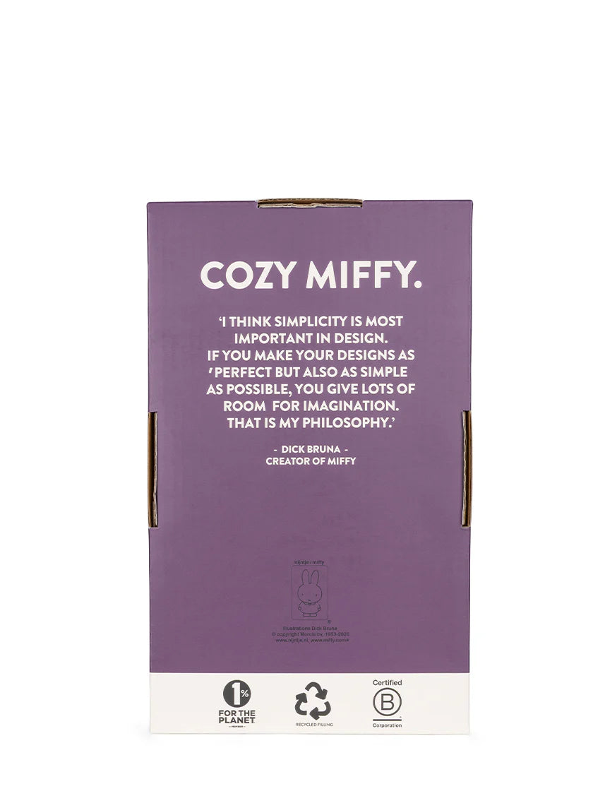 Miffy Cozy Pink Plush Soft Toy in Gift Box 23cm