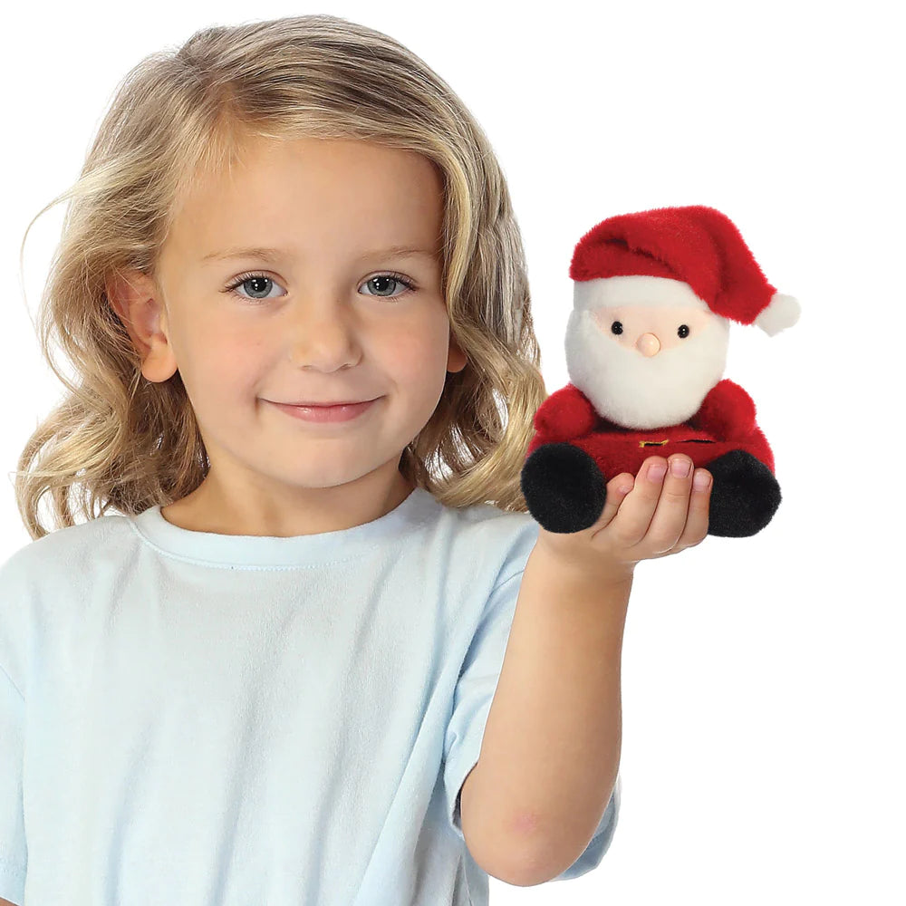 Palm Pals Santa 5 Inch Christmas Plush Soft Toy