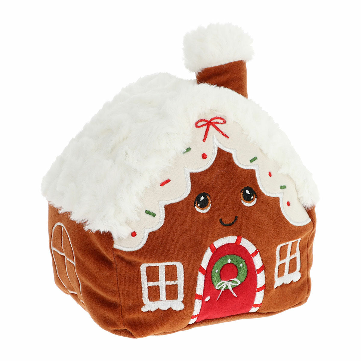 Keel Toys Keeleco Gingerbread House 15cm Christmas Plush Soft Toy