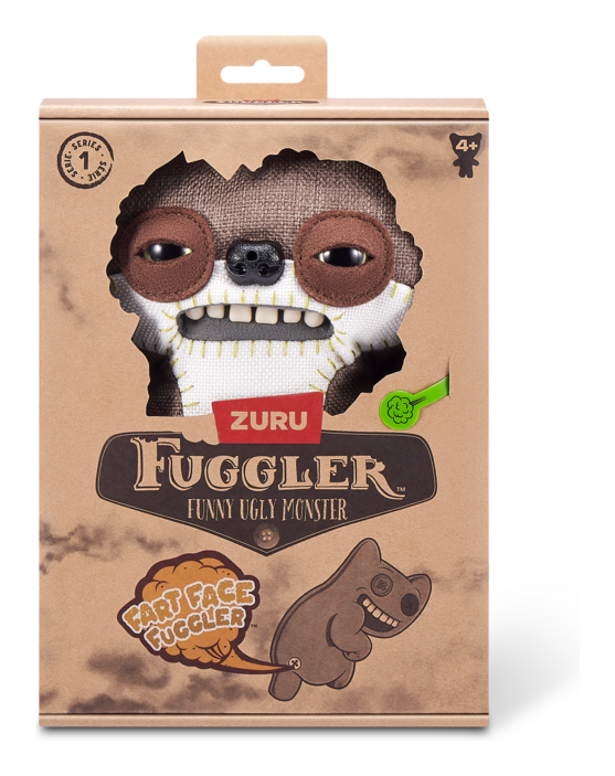 Fuggler Fart Face Suspicious Fox Funny Ugly Monster Plush Soft Toy (Approx 9 Inch)