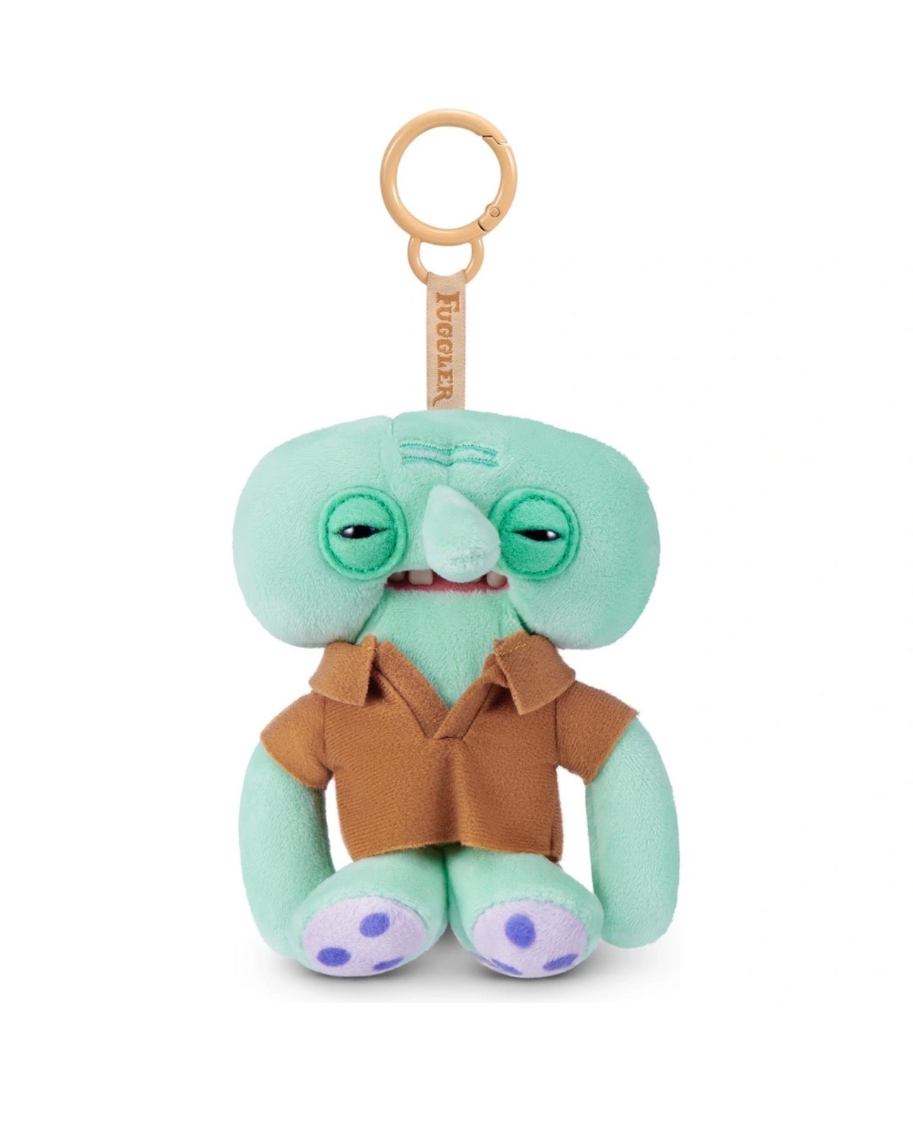 Fuggler X SpongeBob Squidward Plush Keyring Bag Charm Funny Ugly Monster Approx 5 Inch(x1 Supplied)