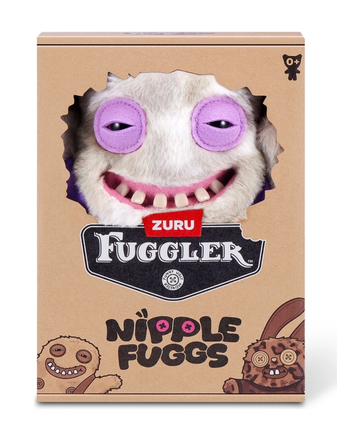 Fuggler Nipple Fuggs Shameless Goof Funny Ugly Monster Plush Soft Toy (Approx 9 Inch)