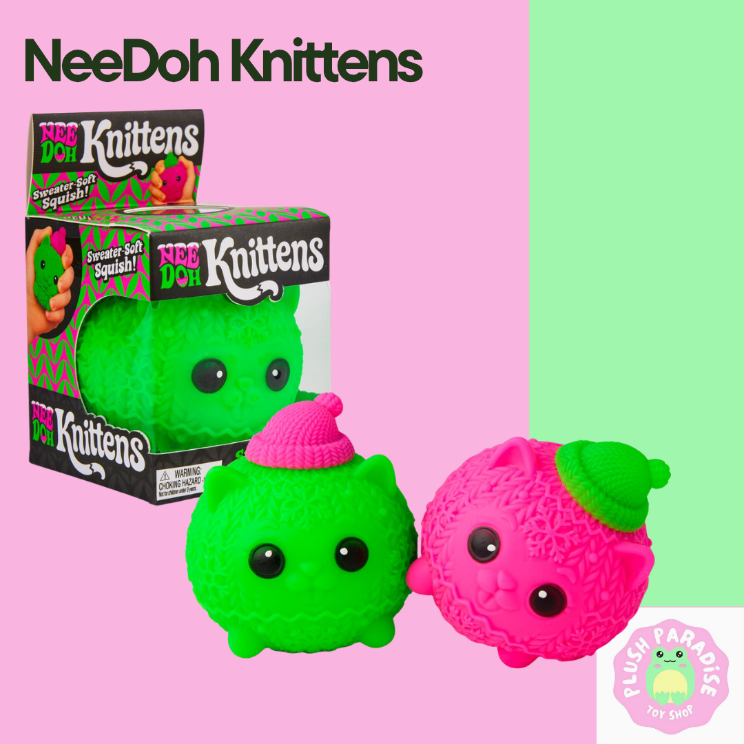 NeeDoh Knittens Sensory Fidget Toy with Knitted Texture (x1 Supplied)