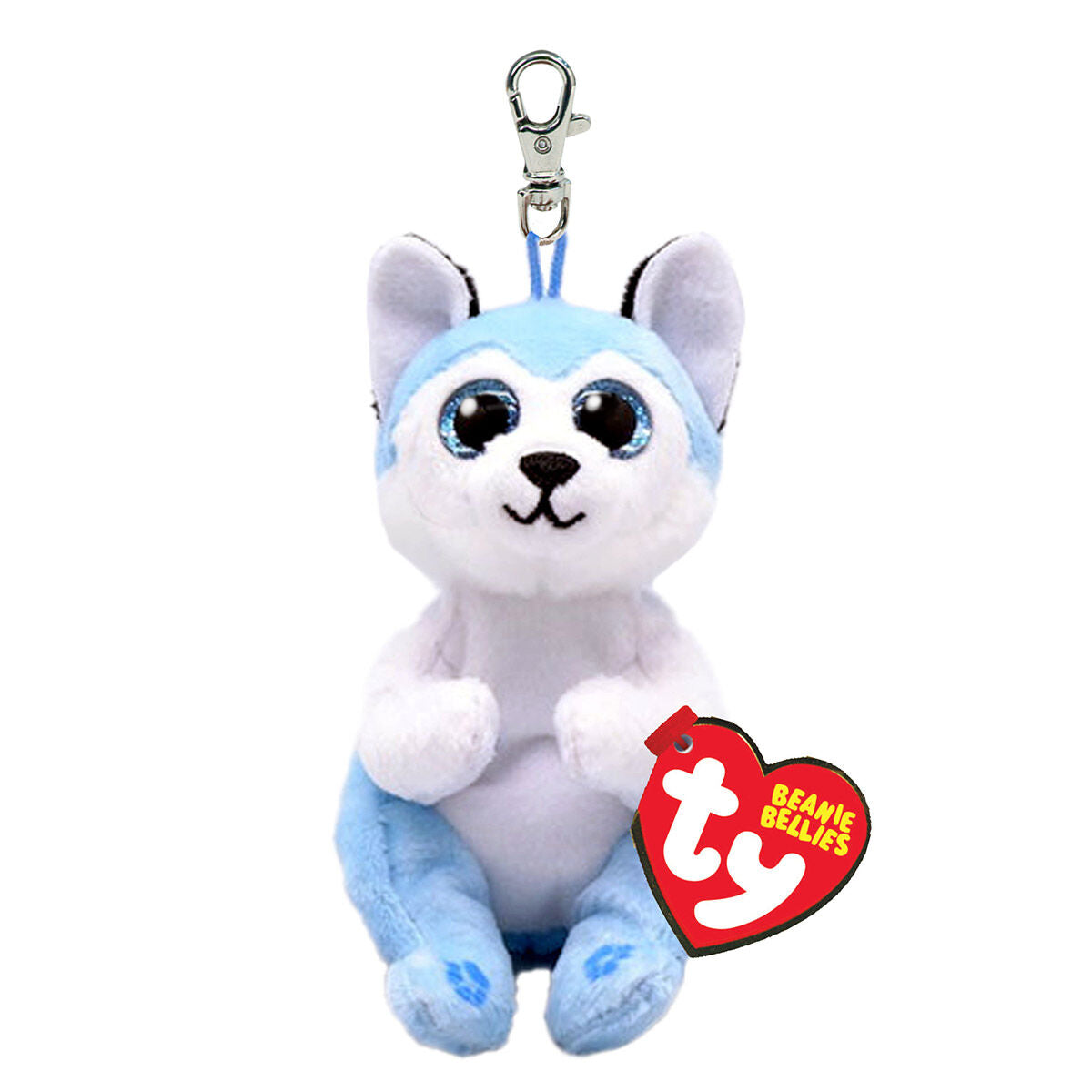 Ty Thunder the Husky Dog Beanie Bellies Clip 10cm