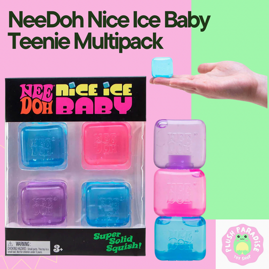 NeeDoh Nice Ice Baby Teenie Multipack Sensory Fidget Toy (x1 Pack Supplied)