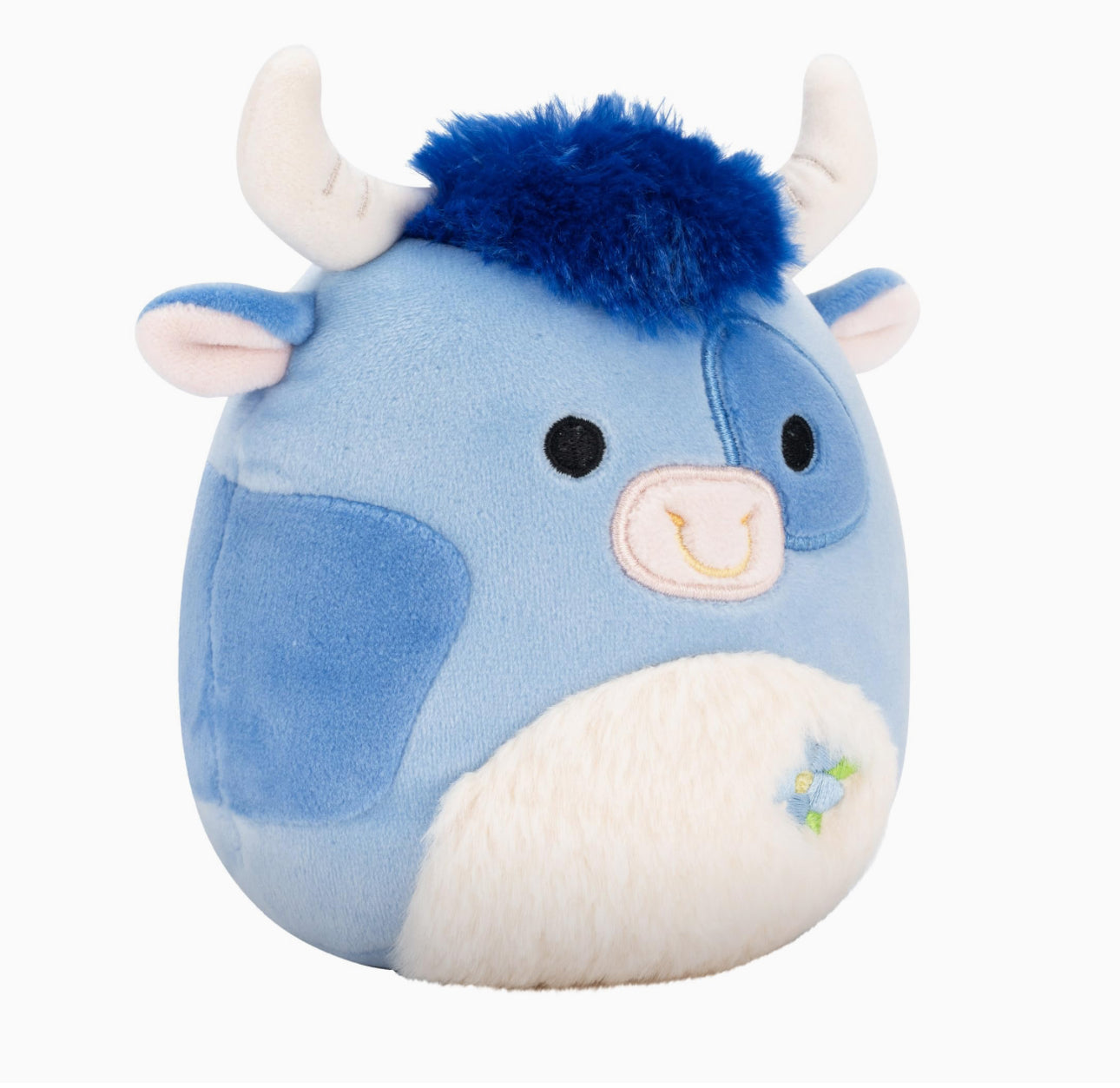 Squishmallows Bermayeh the Blue Bull 7.5 Inch Easter Soft Toy