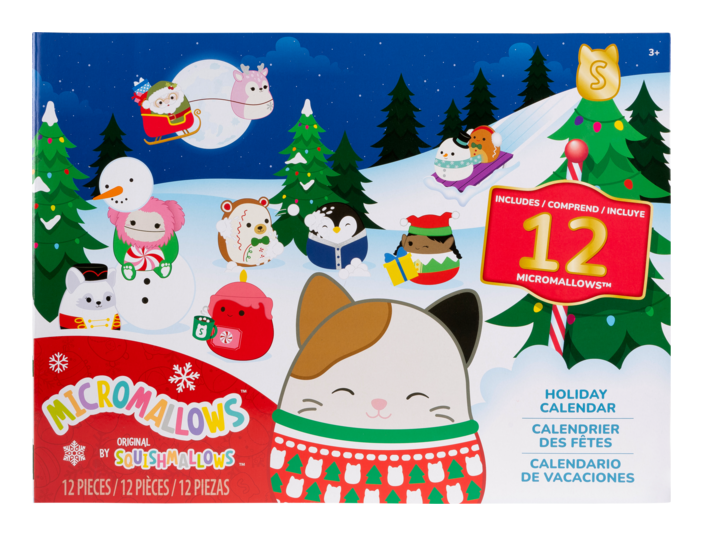 Squishmallows Micromallows 12 Day 2025 Mini Plush Christmas Advent Calendar