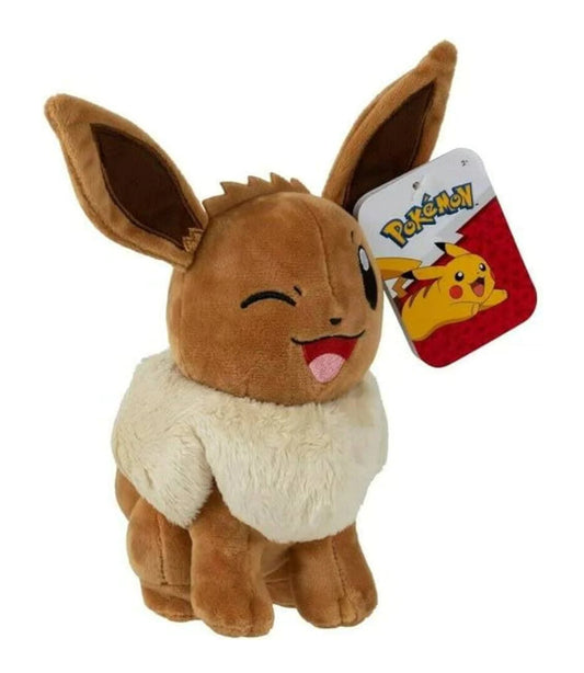 Pokémon Eevee Winking 20cm Soft Plush Toy