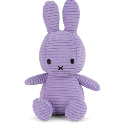 Miffy Corduroy Lilac 23cm Plush Soft Toy