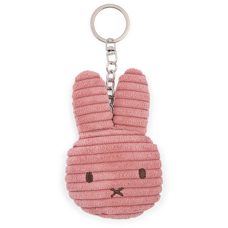 Miffy Corduroy Dusty Rose Keyring 10cm